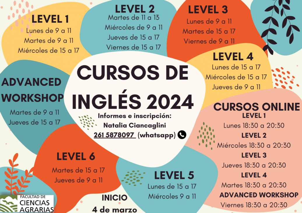 imagen Inscriben a Cursos Anuales de Inglés 2024