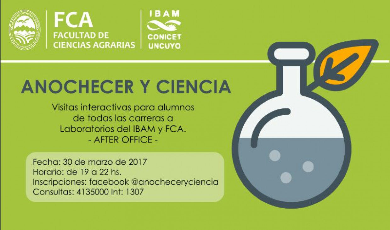 imagen La FCA y el IBAM organizan una noche de ciencias