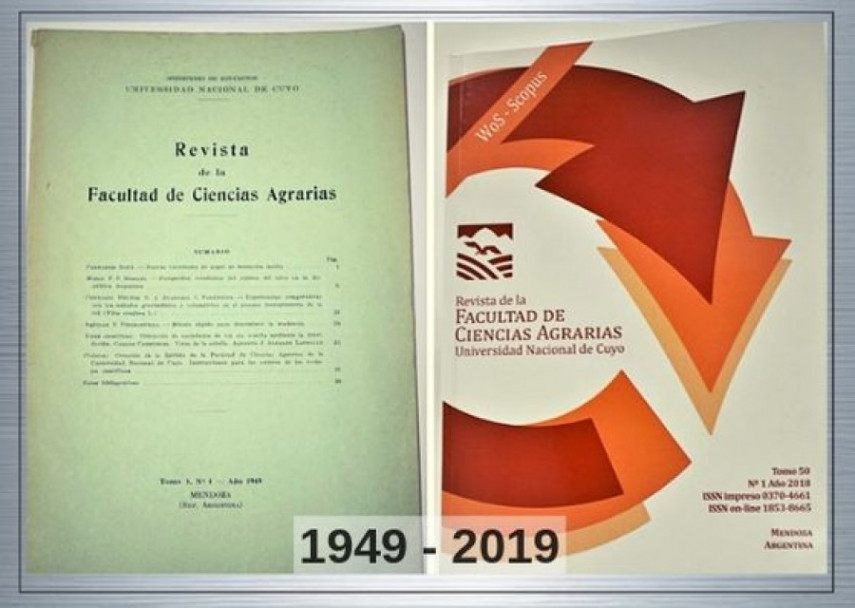 imagen La FCA celebra el 70° aniversario de su Revista Científica