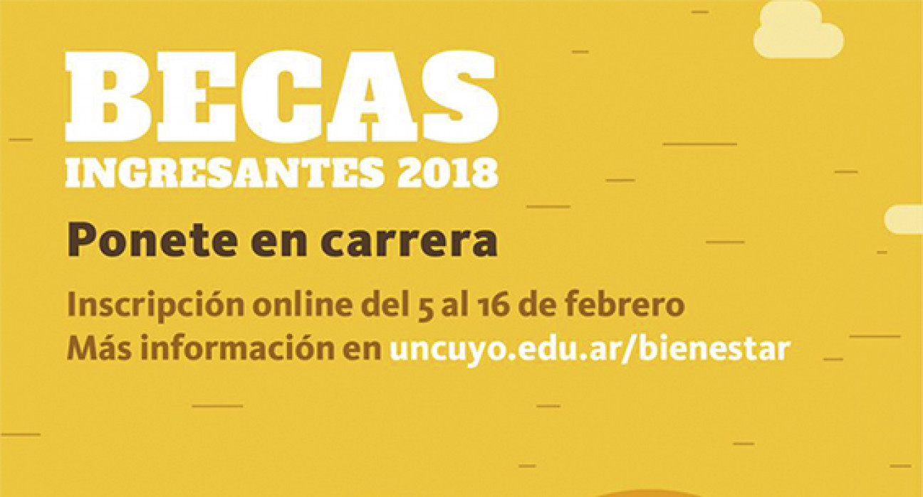 imagen Empieza la inscripción a becas para ingresantes 2018