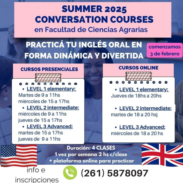 imagen Curso de Verano de Conversación en Inglés  