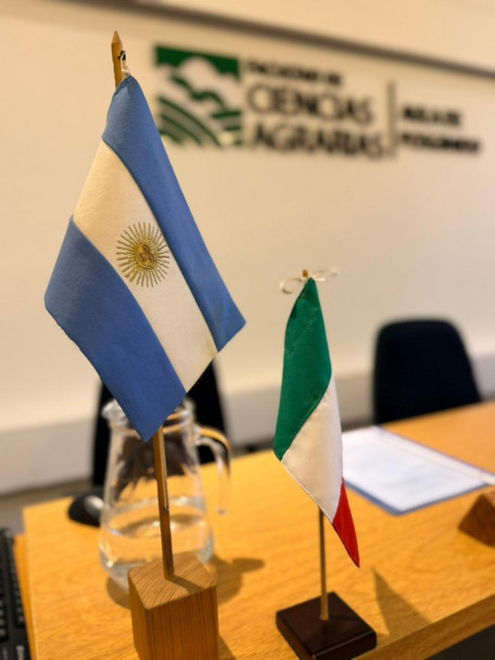 imagen Ciencias Agrarias realizó el primer acto de jura de doble titulación junto a la Universidad de Udine