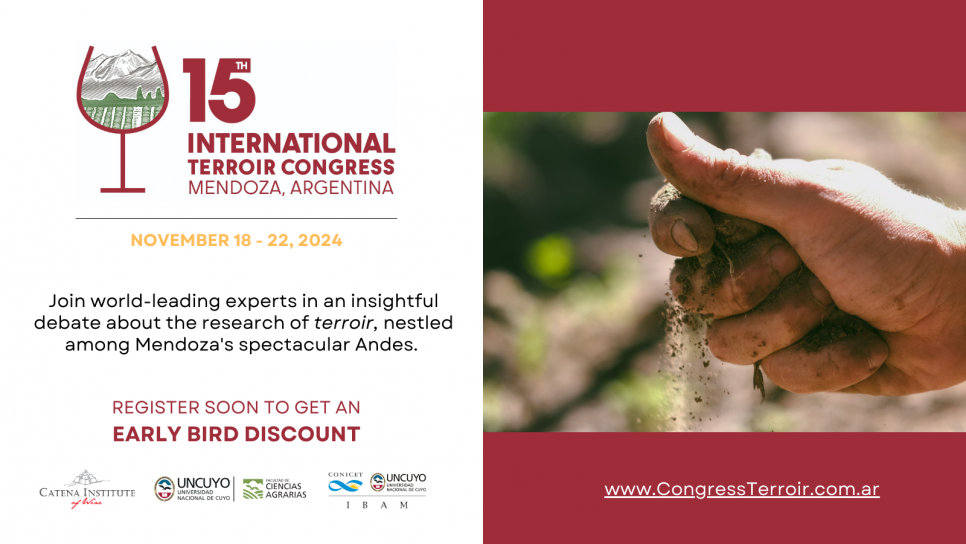 imagen Se realizará por primera vez el "15th International Terroir Congress" en nuestra provincia 