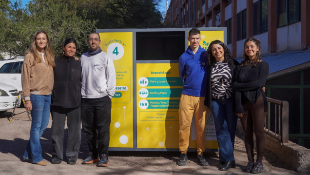 imagen Comenzó la separación de residuos en Ciencias Agrarias con la instalación del primer punto verde en el campus