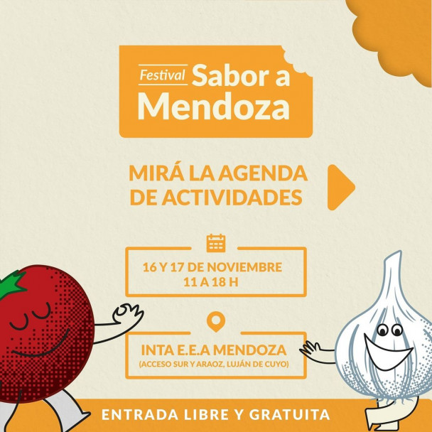 imagen La Facultad de Ciencias Agrarias participará del Festival "Sabor a Mendoza"