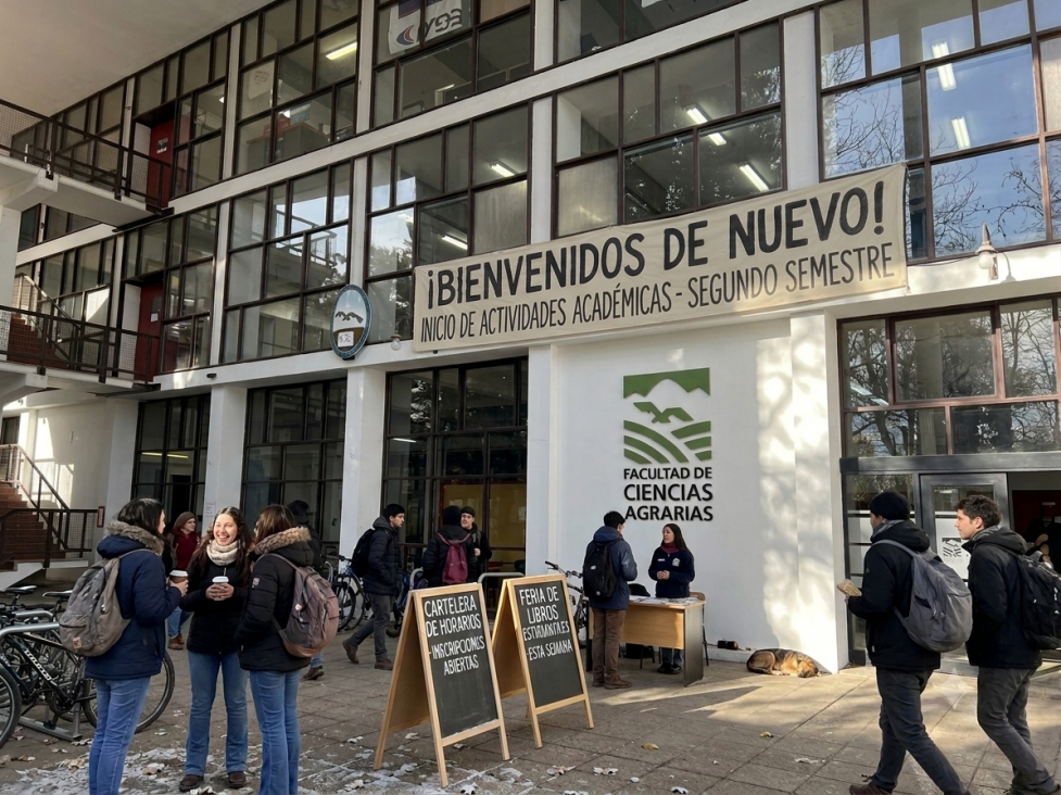 imagen Tras el receso de invierno, la Facultad de Ciencias Agrarias retomó sus actividades 