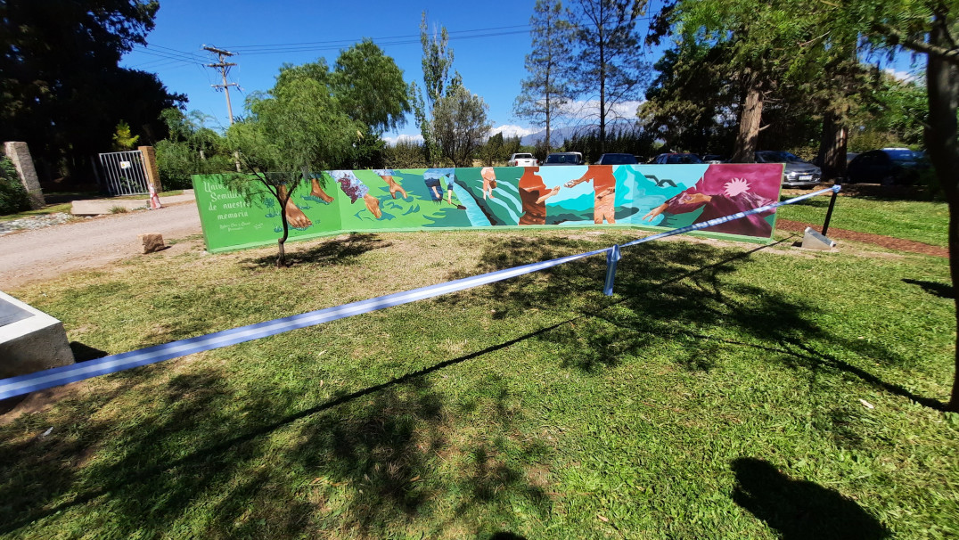 imagen Se realizó la inauguración de la Plaza-Jardín en el Espacio de Derechos Humanos por la Memoria, Verdad y Justicia de la Facultad de Ciencias Agrarias