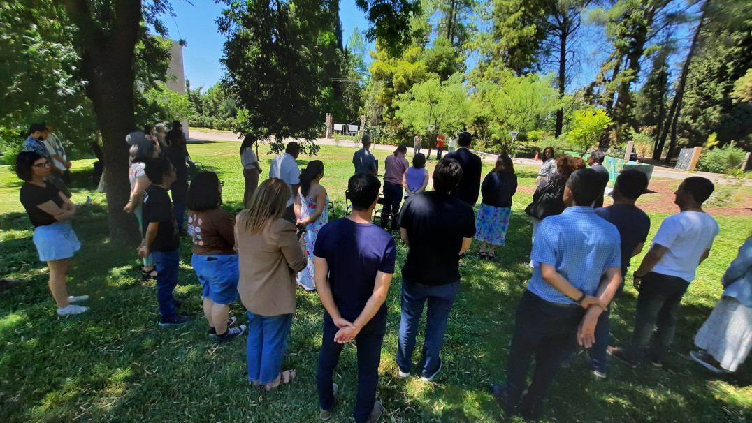 imagen Se realizó la inauguración de la Plaza-Jardín en el Espacio de Derechos Humanos por la Memoria, Verdad y Justicia de la Facultad de Ciencias Agrarias