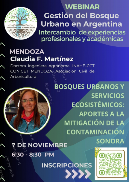 imagen Webinar: Gestión del bosque urbano en Argentina