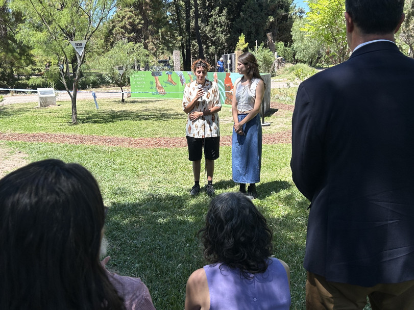 imagen Se realizó la inauguración de la Plaza-Jardín en el Espacio de Derechos Humanos por la Memoria, Verdad y Justicia de la Facultad de Ciencias Agrarias