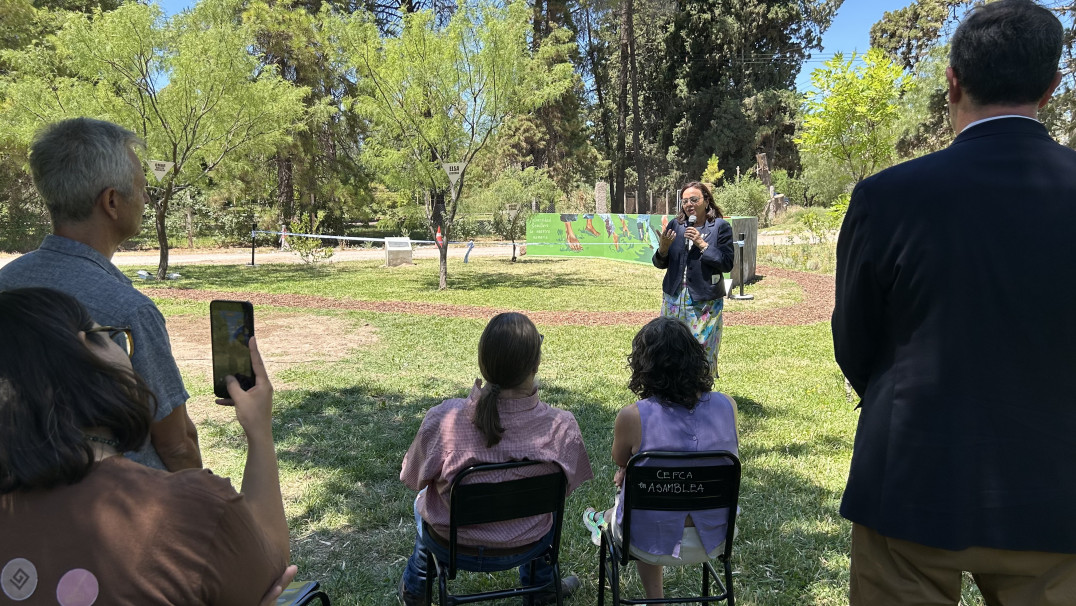 imagen Se realizó la inauguración de la Plaza-Jardín en el Espacio de Derechos Humanos por la Memoria, Verdad y Justicia de la Facultad de Ciencias Agrarias