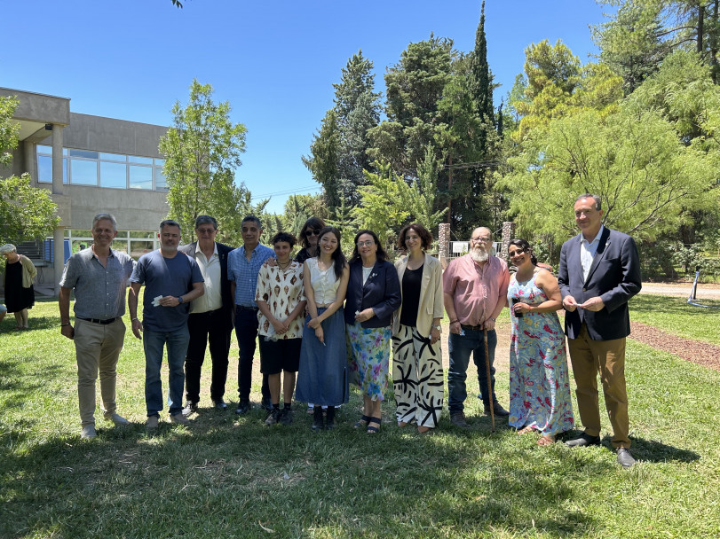 imagen Se realizó la inauguración de la Plaza-Jardín en el Espacio de Derechos Humanos por la Memoria, Verdad y Justicia de la Facultad de Ciencias Agrarias