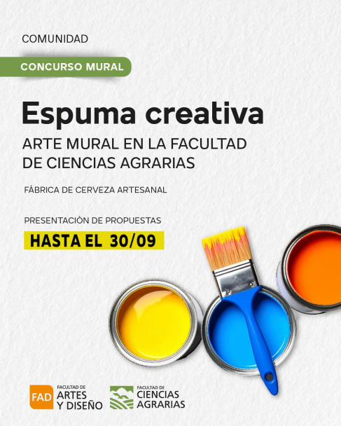 imagen Espuma Creativa: Arte Mural en la Facultad de Ciencias Agrarias