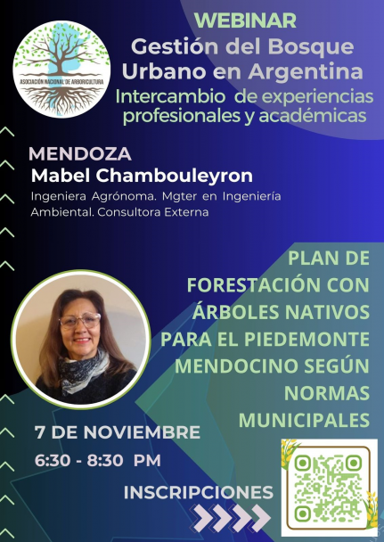 imagen Webinar: Gestión del bosque urbano en Argentina