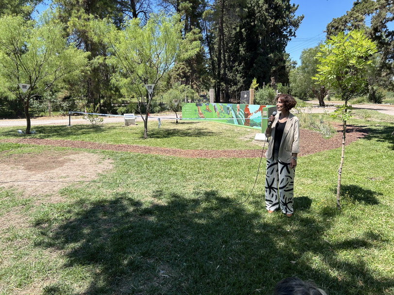 imagen Se realizó la inauguración de la Plaza-Jardín en el Espacio de Derechos Humanos por la Memoria, Verdad y Justicia de la Facultad de Ciencias Agrarias