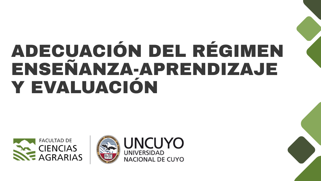 imagen Adecuación del Régimen Enseñanza-Aprendizaje y Evaluación