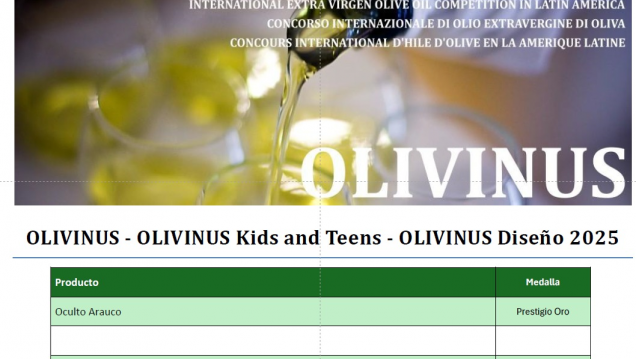 imagen Los aceites de oliva de la FCA distinguidos en el certamen internacional "OLIVINUS 2025"