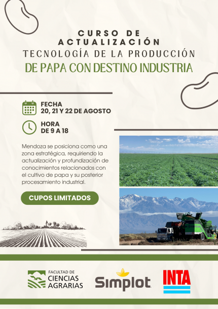 imagen Curso “Tecnología de la Producción de Papa con Destino a Industria”
