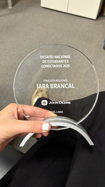 imagen Iara Brancal, estudiante de Ingeniería Agronómica, representará a la FCA en el concurso “Estudiantes Conectados 2025”