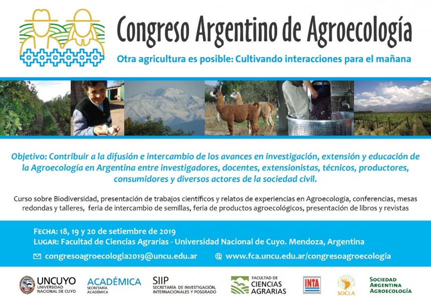 imagen 1° Congreso Argentino de Agroecología