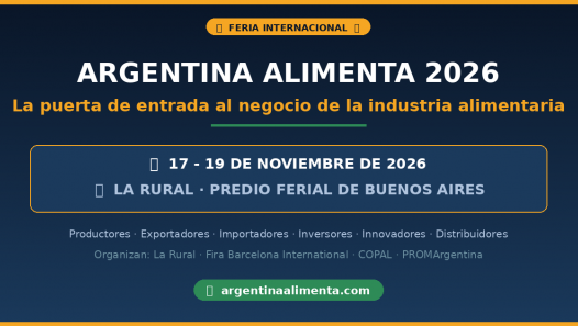 imagen Argentina Alimenta 2026: La nueva feria internacional que posicionará a la industria alimentaria argentina en el mapa global