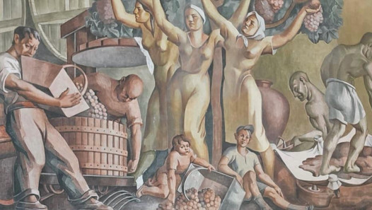 imagen "Detrás del muro": una muestra para redescubrir los murales de la UNCUYO y el patrimonio artístico de la Facultad de Ciencias Agrarias
