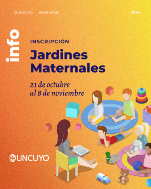 imagen Inscripciones abiertas a jardines maternales de la UNCUYO 2025  