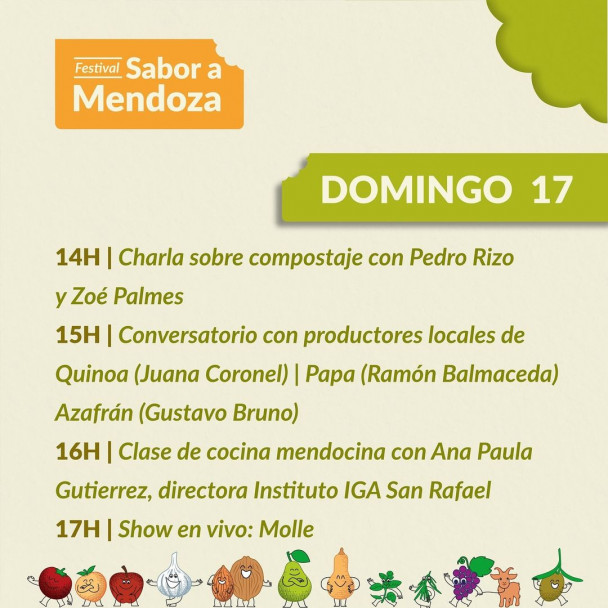 imagen La Facultad de Ciencias Agrarias participará del Festival "Sabor a Mendoza"