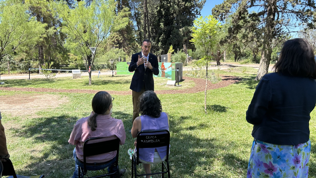 imagen Se realizó la inauguración de la Plaza-Jardín en el Espacio de Derechos Humanos por la Memoria, Verdad y Justicia de la Facultad de Ciencias Agrarias