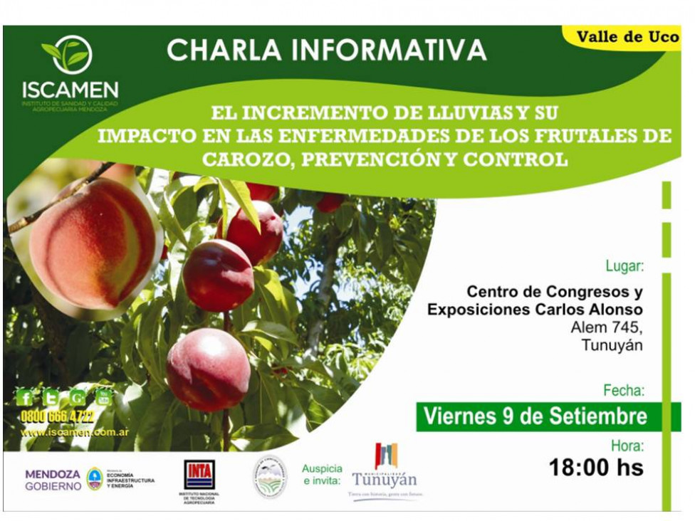 imagen Charla de frutales en Valle de Uco