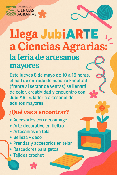 imagen Llega JubiARTE a Ciencias Agrarias