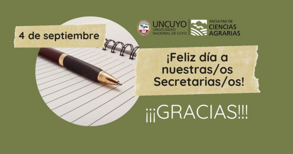 La FCA saluda a sus secretarias/os en su día - Facultad de Ciencias ...