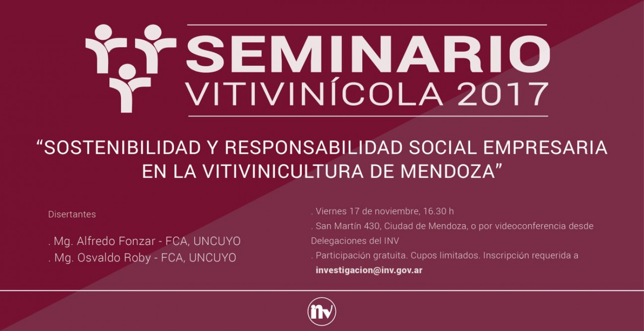 imagen Jornada sobre Sostenibilidad y Responsabilidad Social Empresarial en la Vitivinicultura de Mendoza