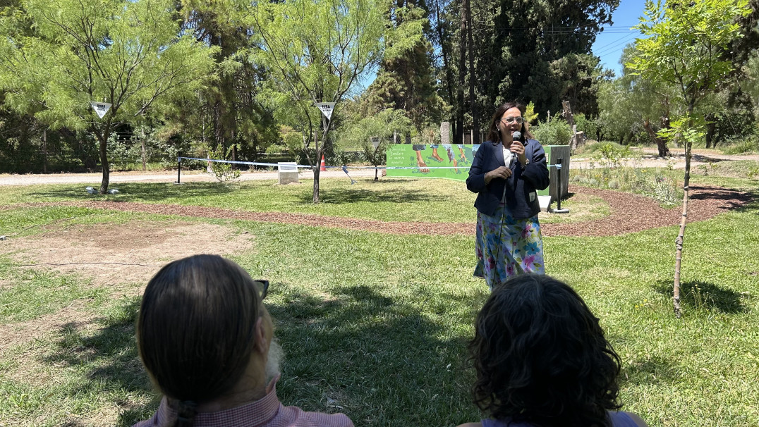 imagen Se realizó la inauguración de la Plaza-Jardín en el Espacio de Derechos Humanos por la Memoria, Verdad y Justicia de la Facultad de Ciencias Agrarias