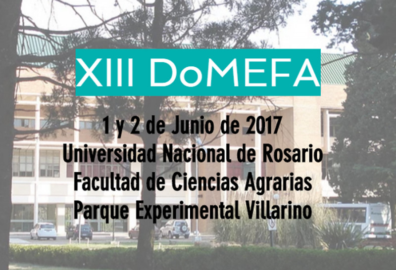 imagen "XIII Reunión Nacional de Docentes de Matemática en Carreras de Agronomía, Forestal y Afines" (DOMEFA).