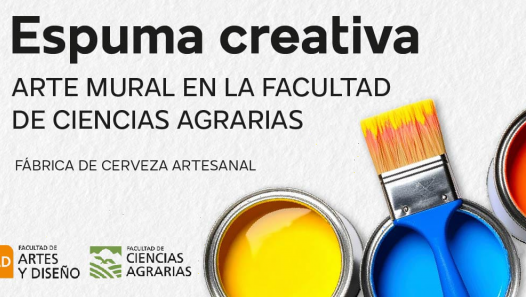 imagen Espuma Creativa: Arte Mural en la Facultad de Ciencias Agrarias