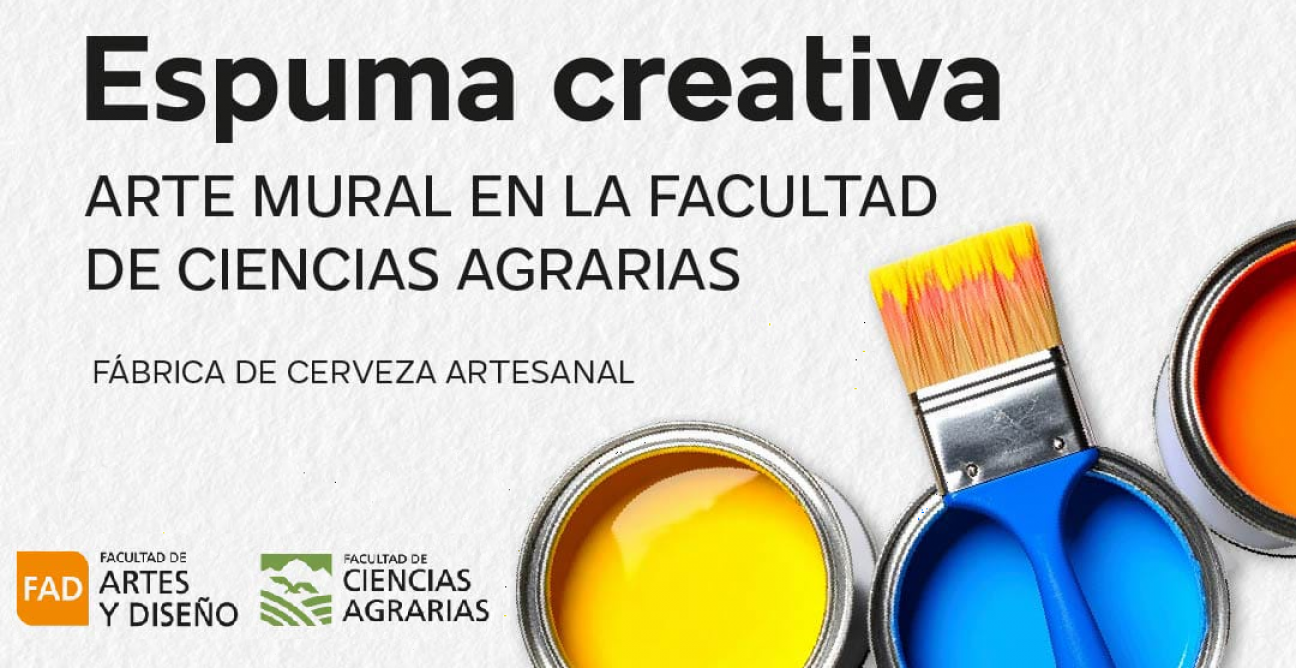 imagen Espuma Creativa: Arte Mural en la Facultad de Ciencias Agrarias