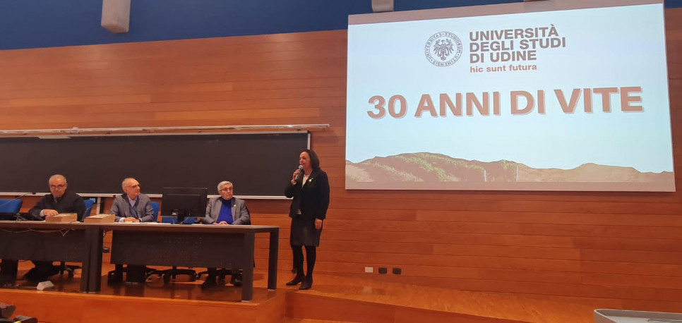 imagen Ciencias Agrarias estuvo presente en los festejos por los 30 años de la carrera de Viticultura y Enología de la Universidad de Udine