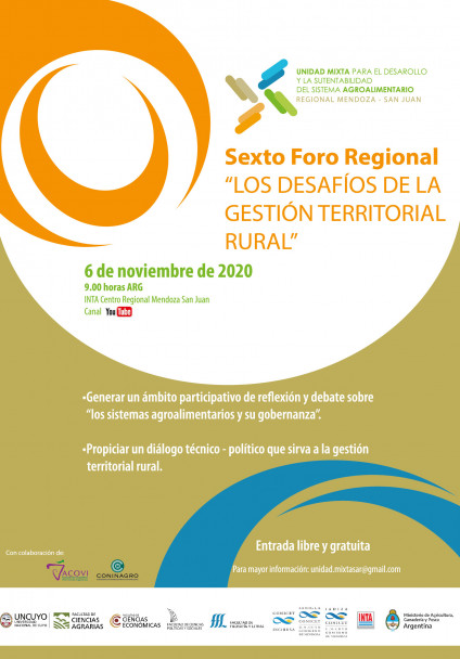 imagen Sexto Foro Regional 'Los desafíos de la gestión territorial rural'