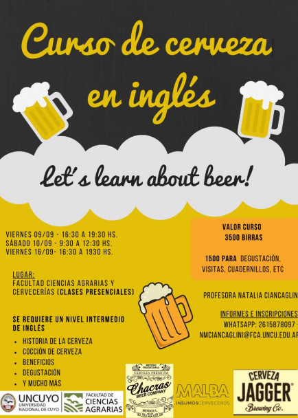 imagen Curso de Cerveza en Ingles