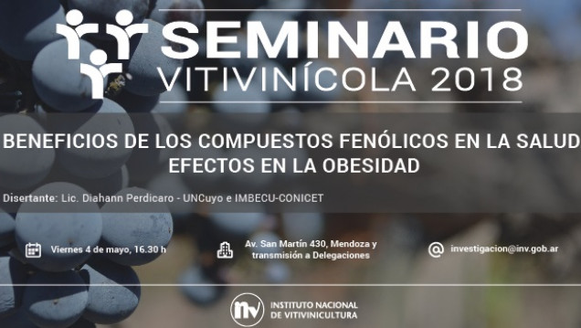 imagen El INV realiza un nuevo seminario vitivinícola