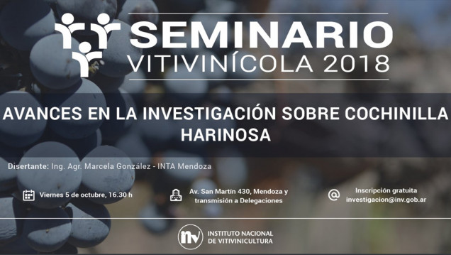 imagen El INV realiza una nueva edición del seminario vitivinícola