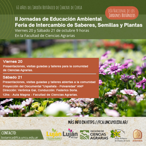 imagen II Jornadas de Educación Ambiental y Feria de Intercambio de Saberes, Semillas y Plantas