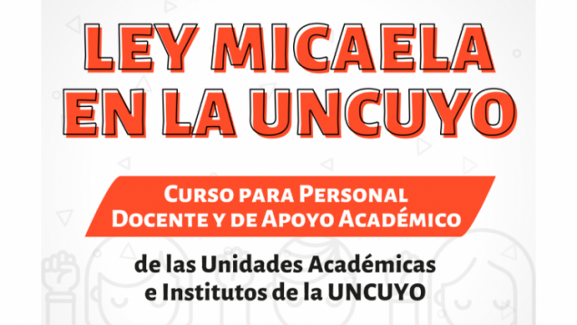imagen Últimos días para inscribirse al curso obligatorio "Ley Micaela en la UNCUYO"