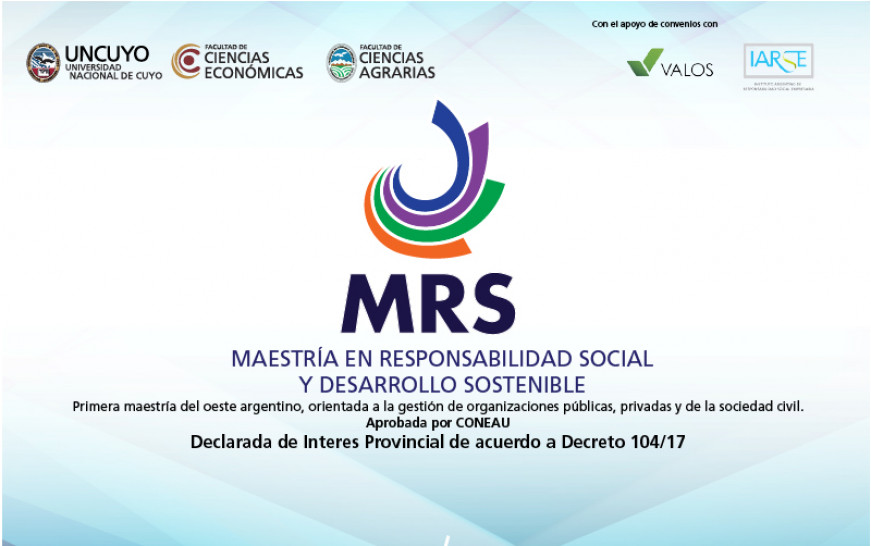 imagen Inscriben para la Maestría en Responsabilidad Social y Desarrollo Sostenible