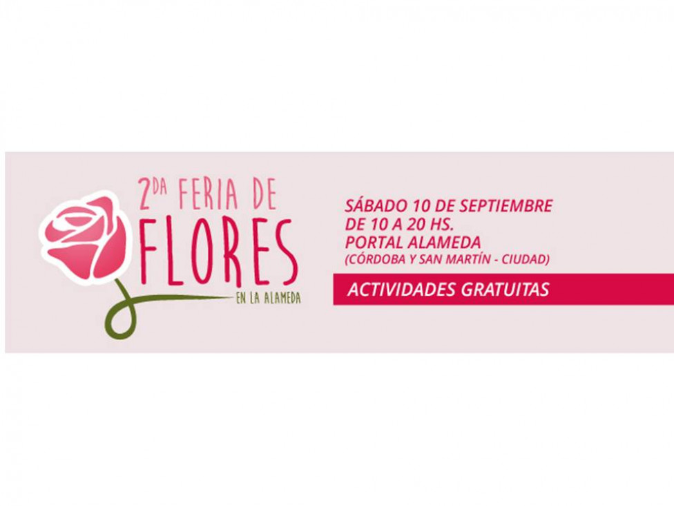 imagen Realizan la 2ª Feria de Flores Alameda