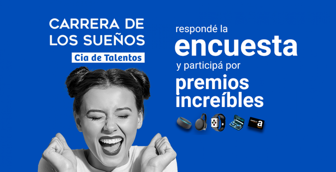 imagen Respondé la encuesta Carrera de los Sueños 2023 y participá por premios increíbles