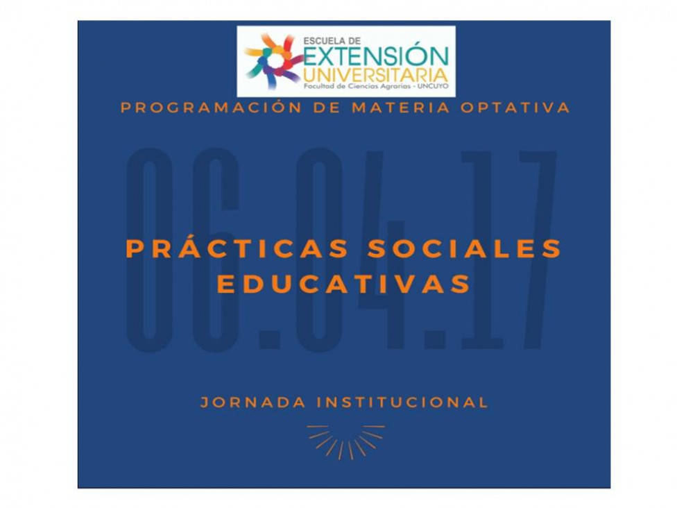 imagen Jornada Institucional  sobre Práctica Social Educativa  