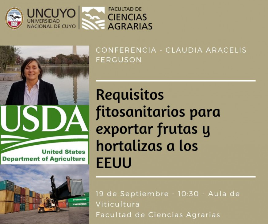 imagen Invitan a charla sobre exportación de frutas y hortalizas a Estados Unidos