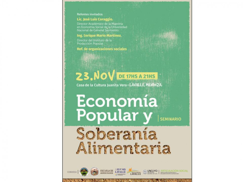 imagen Realizaron seminario de Economía, Educación Popular y Soberanía Alimentaria.